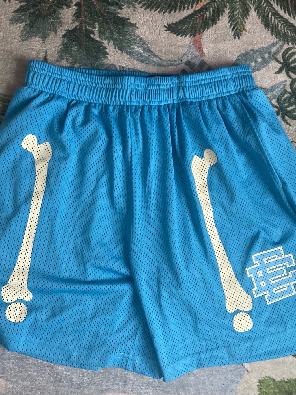 Eric Emanuel Light Blue Mesh Shorts (Has Original Bag)